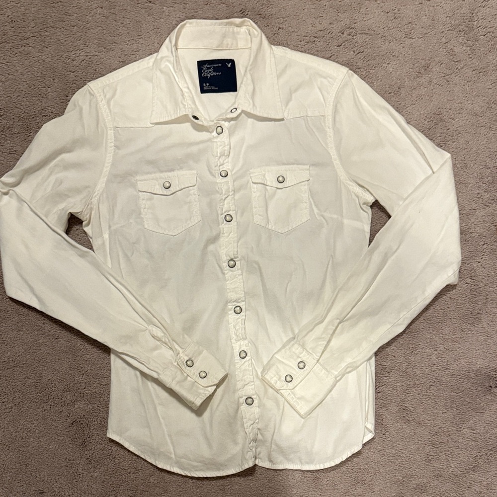 White Button-Up Shirt